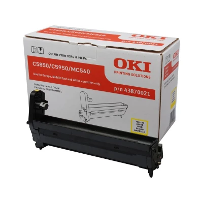 Image de OKI 43870021 Jaune Tambour
