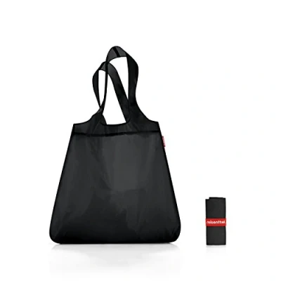 Image de reisenthel Mini Maxi Shopper Sac Shopping Pliable au Design Attrayant Hydrofuge, Couleur:Schwarz