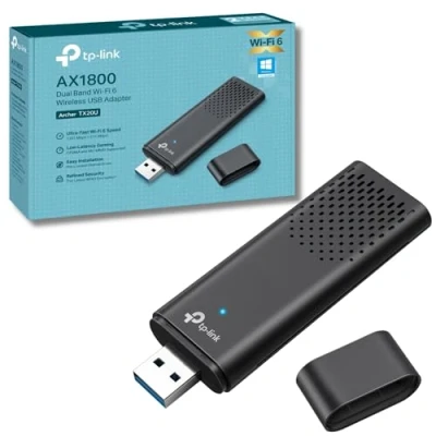 Image de TP Link AX1800 Adaptateur USB sans Fil Wi FI 6 Double Bande, dongle FI, SuperSpeed 3.0, MU MIMO, Jeu à Faible Latence, Prend en Charge Windows 10/11, WPA3 hautement sécurisé, Installation