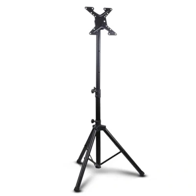 Image de Pyle Support TV, TV Portable et pliable, Pied pour Écran plat LCD LED Jusqu&#039;à 32, Inclinaison à 360, Hauteur Réglable, Capacité de Poids 10 kg, VESA 200x200, 220x220