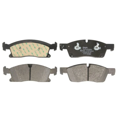 Image de DELPHI LP2298 Jeu de plaquettes frein non préparé pour indicateur d&#039;usure avec tôle anti bruit sans accessoires MERCEDES BENZ: Classe ML, GLE SUV