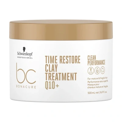 Image de Schwarzkopf Masque BonaCure Clean Performance Time Restore Clay Treatment Q10+