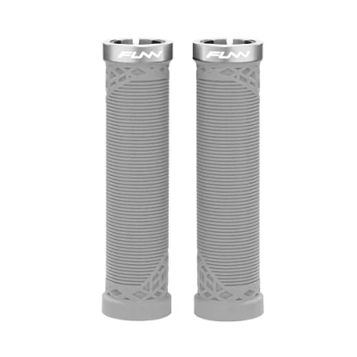 Image de Funn Hilt poignées de Guidon VTT avec système Verrouillage Simple, légères et ergonomiques, Un diamètre intérieur 22 mm, vélo Uniques Motif (Gris)
