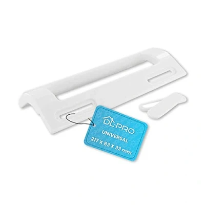 Image de DL pro Poignée de porte universelle pour réfrigérateur Distance fixation 10,5 16 cm congélateur combiné Longueur : x