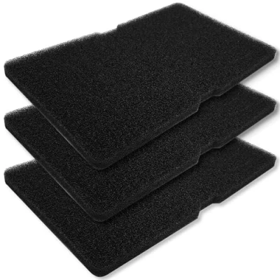 Image de cyclingcolors 3x Filtre Mousse Sèche linge Pompe à chaleur Condensation Compatible avec Beko Grundig Blomberg ElektraBregenz 2964840100