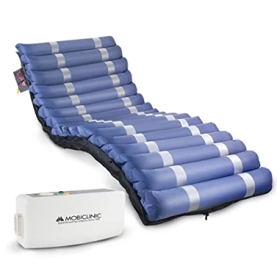 Image de Mobiclinic® Pro, Matelas Anti escarres, Compresseur Silencieux, 198x86x12,8cm, Mobi 3, Alternatif, Télécommande et Alarme, Facile à Nettoyer, Cellule de Rechange, Jusqu&#039;à 190 kg