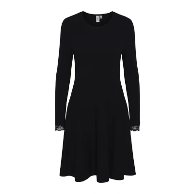Image de YAS Yasbecco Dress Robe pull, Femme, Taille: 44, Black