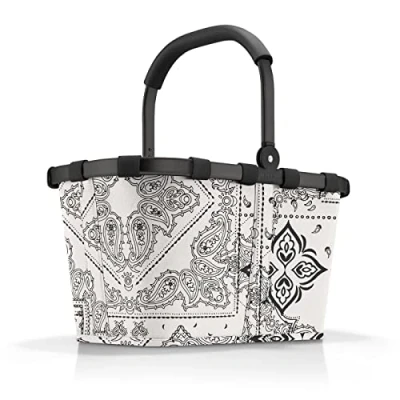 Image de reisenthel carrybag frame bandana white Panier de courses robuste avec beaucoup d&#039;espace rangement et une poche intérieure pratique Design élégant hydrofuge