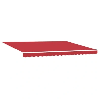 Image de vidaXL Tissu de Remplacement d&#039;Auvent pour Cadre 4,5x3,5 m Rouge