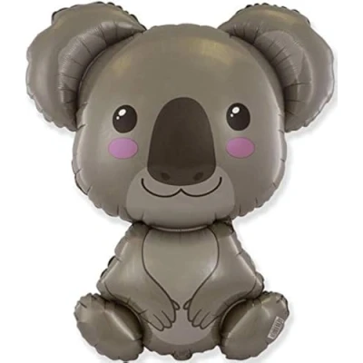 Image de Ballonheld Ballon gonflable koala env. 85 x 70 cm Convient pour l&#039;hélium Longue durée de flottement
