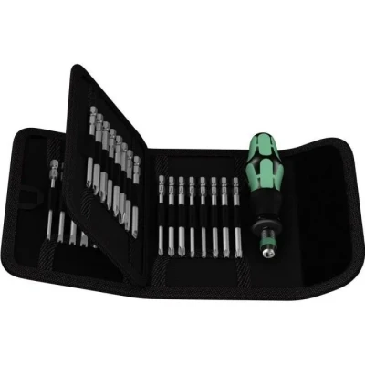 Image de Set de vissage Wera KK 62 05059297001 33 pcs Cruciformes/six pans