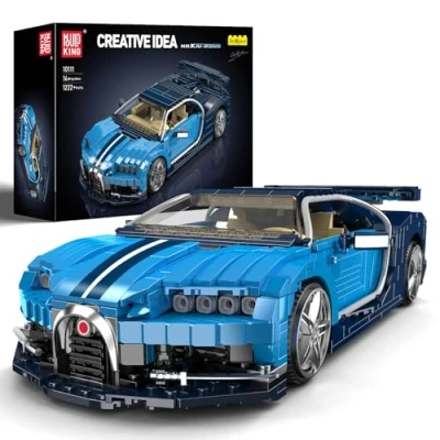 Image de Mould King 10111 Briques de construction voiture sport technique, 1222 pièces, version statique, modèle course, blocs comme jouet/objets collection/objets