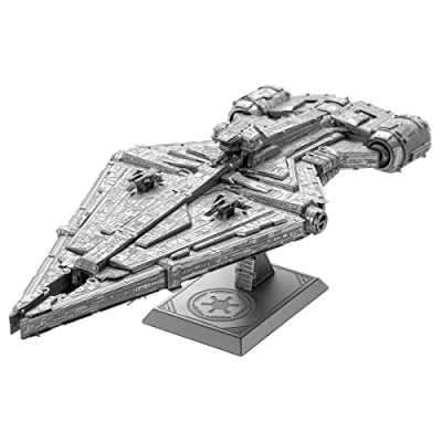Image de Metal Earth Fascinations ICX233 Kit de construction en métal Star Wars Imperial Light Cruiser 3D découpé au laser Puzzle modélisation DIY avec 2