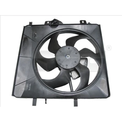 Image de TYC 805 0016 ventilateur Moteur 342 180 avec cadre du de radiateur (encadrement) CITROËN: C3 I 3/5 portes, C2 Pluriel