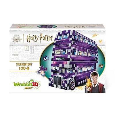 Image de Wrebbit3D, Harry Potter: Mini Knight Bus (130pc), 3D Puzzle, Ages 12+