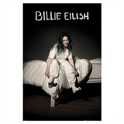 Image de Close Up Poster Billie Eilish When We All Fall Asleep Where Do Go (61cm x 91,5cm) + Un Surprise en Cadeau!