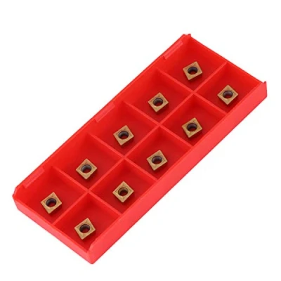 Image de Akozon Le carbure de commande numérique par ordinateur insère l&#039;outil rotation tour coupeur lame 10pcs avec la boîte