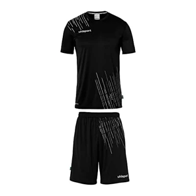 Image de uhlsport Homme Score 26 Set Jeu De Maillots Football Complet, Noir/blanc, L EU