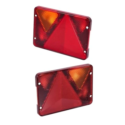Image de 2 Cabochons Feu 6 fonctions AJBA RL 80 gauche et droit Position, stop, éclairage plaque, anti brouillard