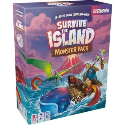 Image de Asmodee Survive The Island : Monster Pack Jeux de société A partir 8 Ans 2 à 5 Joueurs 45 Min Version française