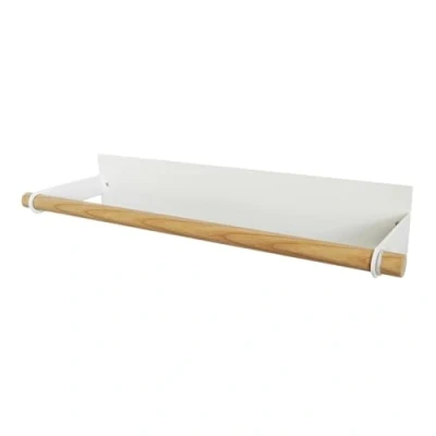 Image de Yamazaki 2567 Tosca Porte Serviettes en Papier magnétique, Blanc, Acier/Bois, Minimaliste, 32 x 8.5 6 c m