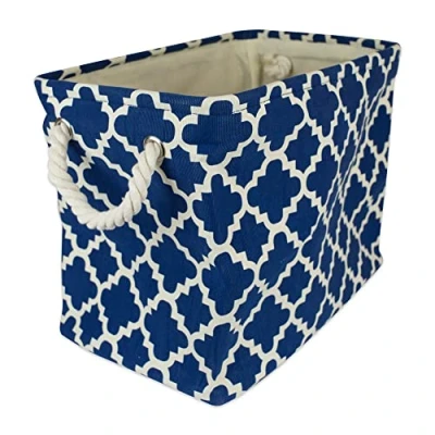 Image de DII Home Essentials Polyester, Navy Lattice, Small