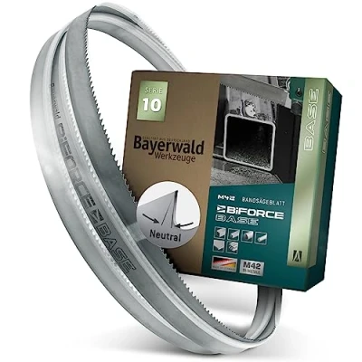 Image de Bayerwald Lame de scie à ruban pour métal 1140 x 13 0,65 14 dents par pouce carré M42 en acier + métaux non ferreux Convient Piranha Bernardo EBS 100 B. Güde MBS 105 V
