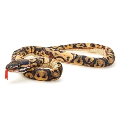 Image de Zappi Co Jouet Python Birman en Peluche 100% Recyclé (Longueur 100cm) Douce Écologique Marron pour Bébés