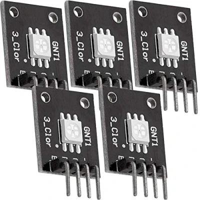 Image de AZDelivery 5X KY 009 Capteur de Module SMD à LED RGB Compatible avec Arduino et Raspberry Pi y Compris Un eBook