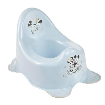 Image de Keeeper Mickey Pot pour Bébé, De 18 Mois à 3 Ans Environ, Antidérapant, Adam, Bleu Ciel