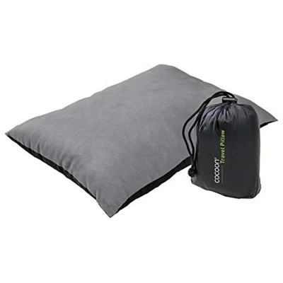 Image de Cocoon Oreiller de Voyage en Microfibre, SPM2, Noir, 11&quot;x15.5&quot;