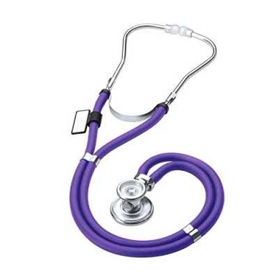Image de Stéthoscope Sprague Rappaport Pavillon Double et Interchangeable (pour Adultes, Enfants Nourrissons) MDF Instruments Mauve (MDF767 08)