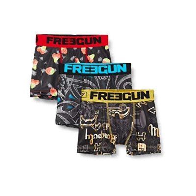 Image de Freegun Garçon Surprise Pack Fg/Be/Multilot Sous v tement, Multicolore, 10 12 ans EU