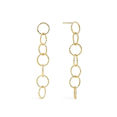Image de Singularu Twist Circles AMP Boucles d&#039;oreilles goldcoloured, Femme, Taille: One Size, Gold coloured