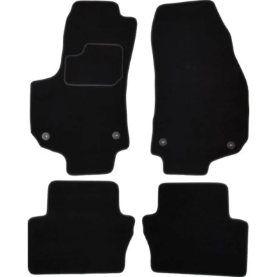 Image de MAMMOOTH A041 OPL335 PRM 01 Ensemble de tapis sol Textile avant et arrière 4 noir OPEL: Zafira B