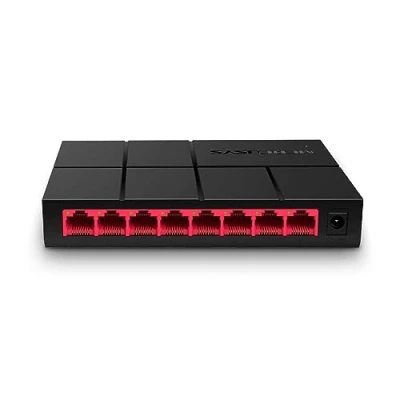 Image de Mercusys switch Ethernet Gigabit 8 Ports 10/100/1000 Mbps, RJ45, Plug and Play Idéal partage de connexion et mise en réseau pour les petites entreprises bureaux, MS108G
