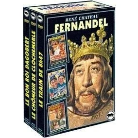 Image de coffret Fernandel 3 films : le bon roi Dagobert ; chômeur de Clochemerle train 8h47