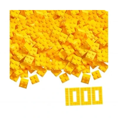 Image de Simba 104114116 Ensemble de Blocs Construction Blox 4 1000 Pièces Jaune