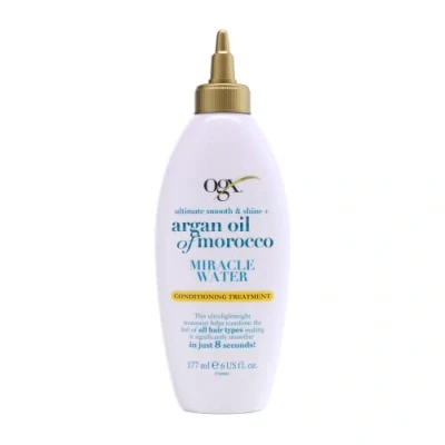 Image de OGX Ultimate Shine Miracle Water Après shampoing liquide à l&#039;huile d&#039;argan 177 ml