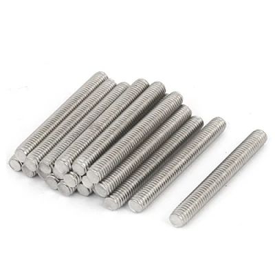 Image de sourcing map tige filetée M6x50mm Acier Inoxydable 304 entièrement goujons 20pcs