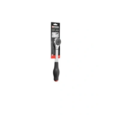 Image de BLACK+DECKER Clé à Cliquet 1/2&quot; Manche Hélicoïdal Action Rapide S.360PB Cric Poignée Rotative Incréments de 6 Serrage Final Verrouillage Sécurité FCMS360PB Rouge