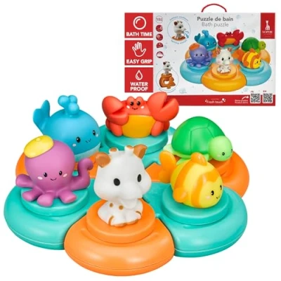 Image de Sophie la Girafe Slechte Puzzle pour enfants, Taille: One Size, Multicoloured