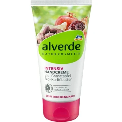 Image de Alverde Crème pour les mains Intensiv Grenade &amp; Beurre de Karité bio 75 ml