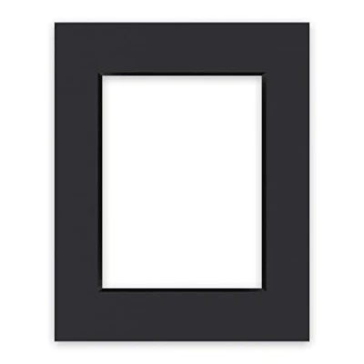 Image de nielsen Conservation Passepartout Carton 1,5 mm format extérieur 24x30 cm pour d&#039;image 15x20 noir surface lisse