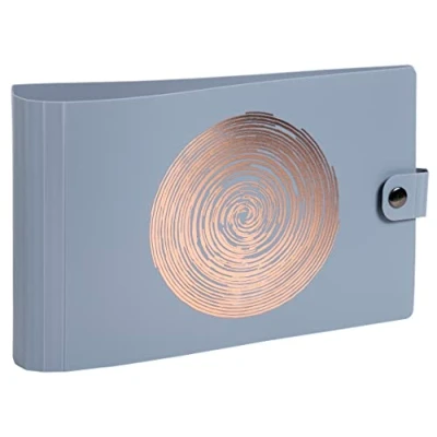 Image de Exacompta Réf. 52990E 1 classeur semi rigide PP Ellipse 2 anneaux ronds diam.30 mm Dimensions extérieures : 16 x 26,5 cm Pour classer des fiches bristols 3 couleurs aléatoires