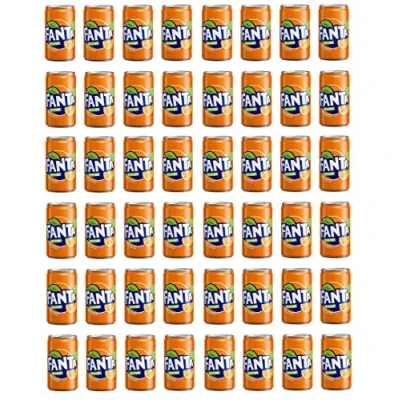 Image de Fanta Lot de 48 mini boîtes limonad orange 150 ml 100 %