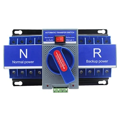 Image de EUPXRHY 4P 63A 380V Inverseur de Source Automatique Commutateur Transfert Puissance Double Commutateurs Sélection électriques à Alimentation,63a