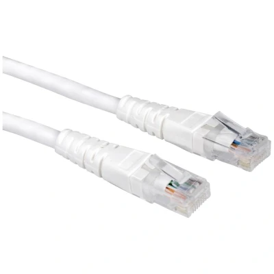 Image de Cordon VALUE Cat.6 (Classe E) UTP confectionné, blanc, 0,5 m