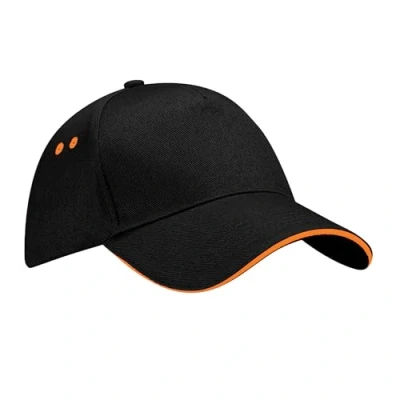 Image de Casquette Beechfield Ultimate en coton avec visière sandwich Taille Unique