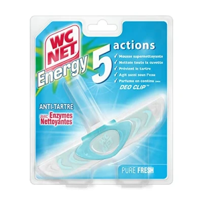 Image de WC NET Bloc Anti tartre Energy 5 Actions Pure Fresh 38 g